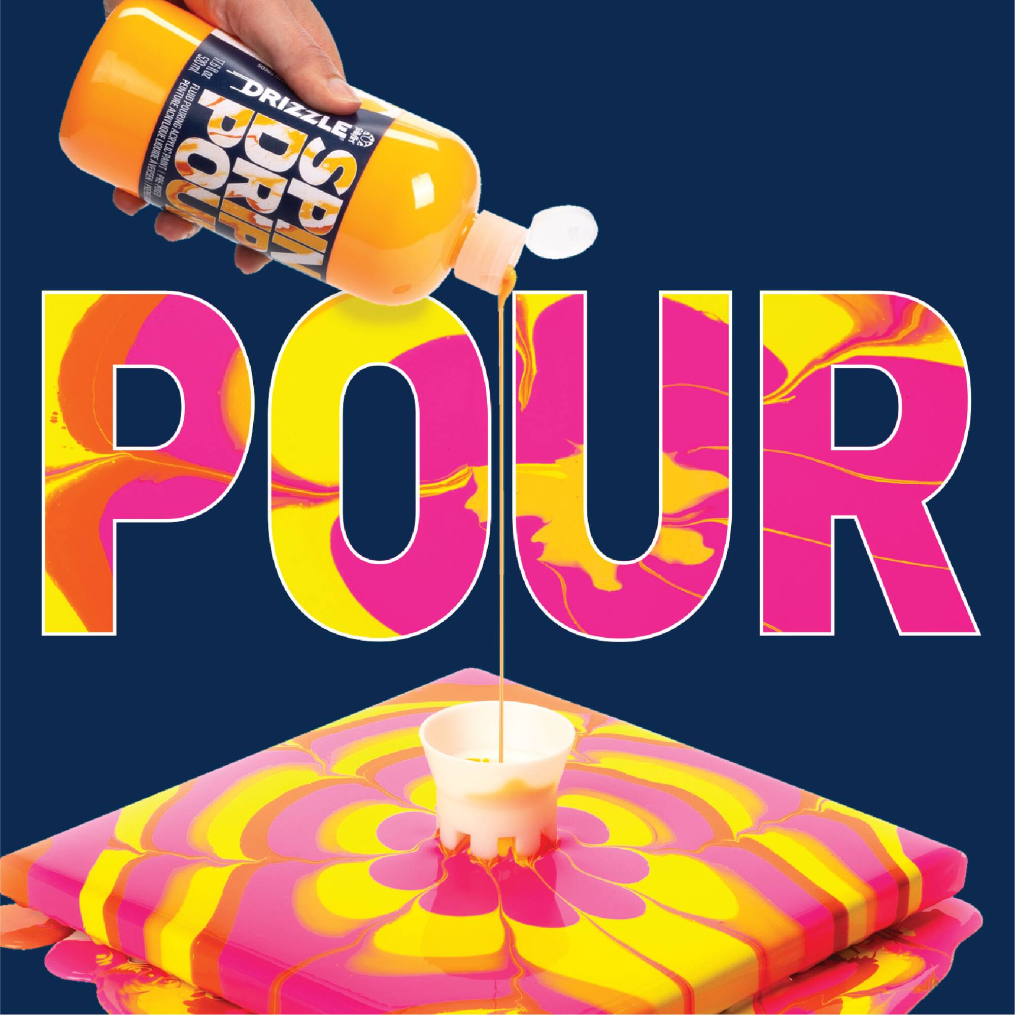 6 Pack: FolkArt® Drizzle™ Pre-Mixed Fluid Pouring Acrylic Paint
